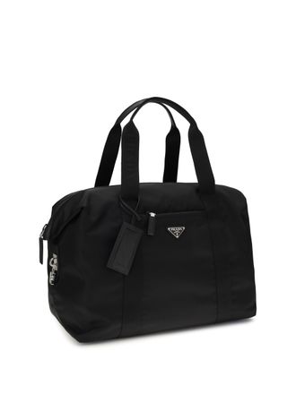 Prada Mens Travel Bag Re-Nylon And Saffiano Nero Suitcases