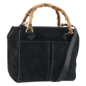 Gucci Pre-owned Vintage Handtas - Dames - Vintage Handtas - Zwart - ONE Size - Leer - Vintage