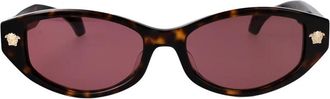 Versace Ve 4512D Zonnebril - Dames - Zonnebrillen - Bruin - 54 MM - Accessoires