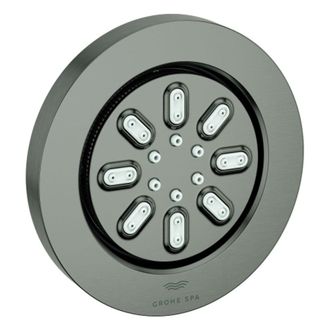 GROHE Teleducha Lateral 26801 Rainshower Aqua Forma Redonda Hard Graphite Cepillado, 26801al0