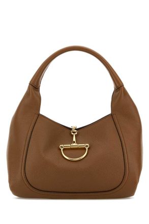 Gucci Brown Horsebit Shoulder Bag