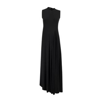 Balenciaga Dames, Jurken, Zwart, Maat: M Viscose