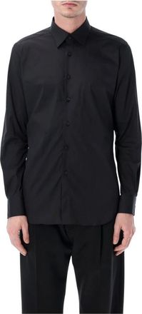 Xacus Stretch Katoen Klassiek Overhemd - Heren - Zakelijke Overhemden - Zwart - 2XL - Katoen - Overhemden