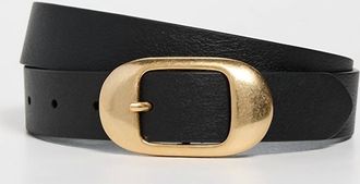 Favorite Daughter Womens The Skinny Jean Belt In Black/antique Bras