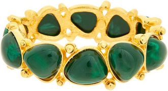 Kenneth Jay Lane 22K Plated Bangle Bracelet