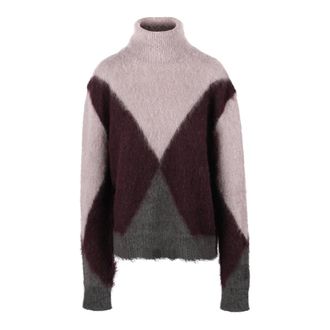 Mauro Grifoni Turtlenecks, female, Multicolor, XS, Alpaca Turtleneck Jumper