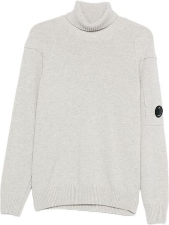 C.P. Company C. P. Company Logo Wool Turtle-neck Sweater