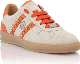 Philipp Plein Low-Top Sneakers Retro Rebel Leather Unisex in Beige at Nordstrom, Size 45