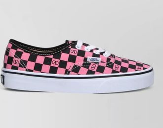 Valentino Garavani low top sneakers checkered pattern rubber sole