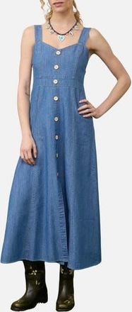 Blu Pepper Denim Midi Dress at Nordstrom Rack, Size Medium