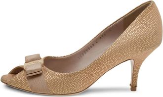 Ferragamo 75mm Vara-bow sandals - Neutrals