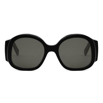 Celine Sunglasses Cl40305 U 01 A Maxi Triomphe Black/Dark Gray Unisex