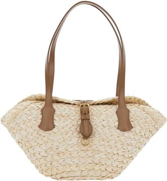Dolce & Gabbana Vintage Beige Tassen Coffa+Vit.volo Stijl - Dames - Schoudertassen - Beige - ONE Size - Tassen