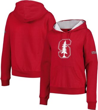 Stadium Athletic Womens Cardinal Stanford Cardinal Team Big Logo Pullover Hoodie at Nordstrom, Size Xx-Large