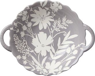 Certified International Wildflowers Wax Off Round Bowl