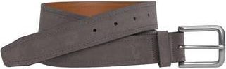 Johnston & Murphy Baldwin Suede Belt in Gray English Suede at Nordstrom Rack, Size 42