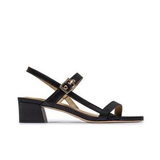 Bernardo Jinji Low Heel Sandal in Black at Nordstrom, Size 9.5