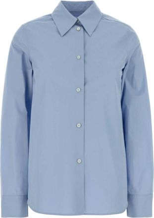 Jil Sander Light Blue Regular Solid Shirt