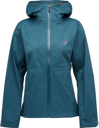 Black Diamond Fineline Stretch Rain Shell - Womens in Midnight Blue at Nordstrom, Size Medium