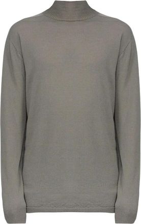 Rick Owens Trui met coltrui van scheerwol - Heren - Coltruien - Bruin - M - Wol - Truien & Vesten