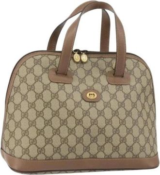 Gucci Pre-owned Handbags, female, Beige, Size: ONE SIZE Pre-owned Plastic Handbag