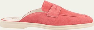 Sophique Riviera Suede Loafer Mules