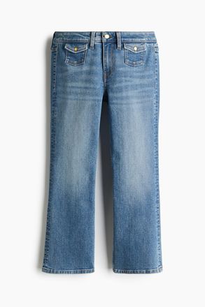 H&M Flared Low Ankle Jeans - Blue