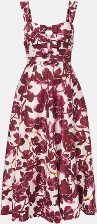 Rebecca Vallance Abito midi Nerissa con stampa floreale