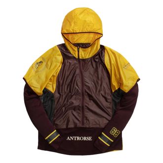 Nike Mens Nike Colorblock Outdoor Sports Hooded Jacket Autumn Brown Gold Dart Deep Burgundy Dk Smoke BQ3249-711