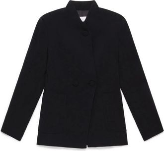 Maliparmi Pure Cady Blazer - Dames - Blazers - Zwart - S - Leer - Jassen