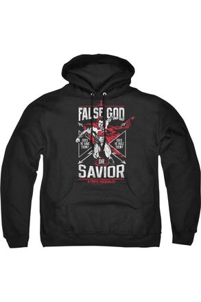 Gildan Batman V Superman False God Or Savior Adult Pull Over Hoodie / Hooded Sweatshirt