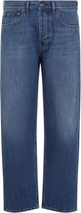 Valentino Garavani Blue 5-Pocket Denim Pants