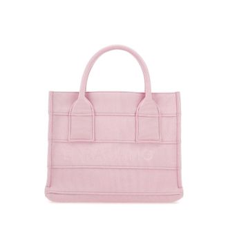 Ferragamo Pink Fabric Beach S Handbag