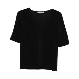 D.exterior T-Shirts, female, Black, Size: L D Exterior Sweaters