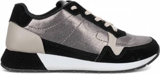 Love Rio Womens Addison Sneakers In Black/pewter