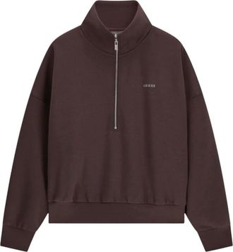 Guess Hoodies & sweatvesten, Dames, Bruin, S, Sweatshirts