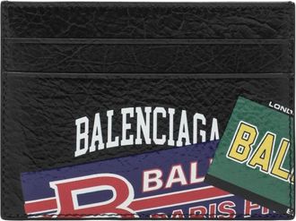 Balenciaga Cash Card Holder - Heren - Portefeuilles - Veelkleurig - ONE Size - Leer - Accessoires