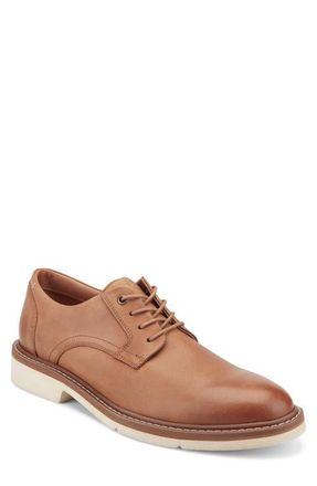 Rockport Foley Plain Toe Derby in Medium Natural at Nordstrom, Size 10.5
