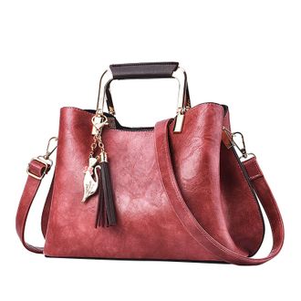 Generic Handbags & Shoulder Bags - Stylish Womens Tote Bag Elegant Solid Color Crossbody Shoulder Handbag for Daily Fashion