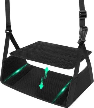OEM Reposapi&eacute;s Tipo Hamaca Para Avi&oacute;n, Reposapi&eacute;s De Escritorio Grande Y Ajustable, Accesorio De Viaje Port&aacute;til, Compacto, Vers&aacute;til