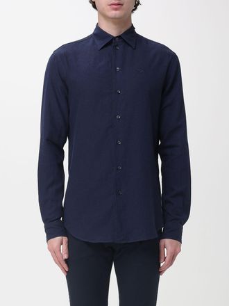 Emporio Armani Camicia classica Emporio Armani in misto lino e cotone