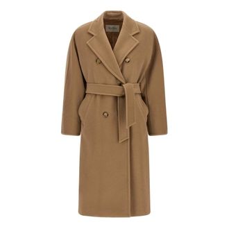 Max Mara Dames, Mantels, Beige, Maat: M Zijde