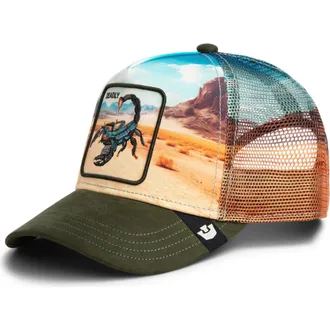Goorin Brothers Scorpion in the Element Embroidered Patch Trucker Hat in Palm at Nordstrom