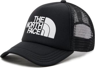 The North Face Logo Trucker Hat - Dames - Outdoor handschoenen - Zwart - ONE Size - Katoen - Fitness