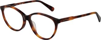 Longchamp Bruine Acetaat Bril (Monturen)