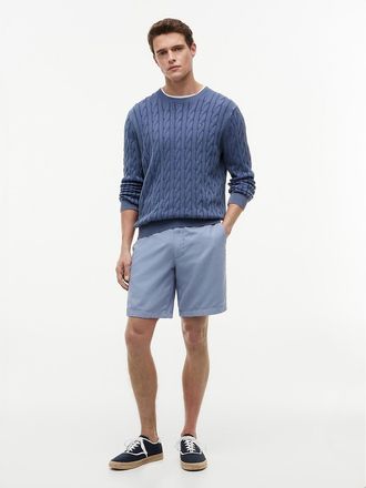 Tommy Hilfiger Mens Regular Fit 8 Garment-Dyed Short - Brisk Blue - 29