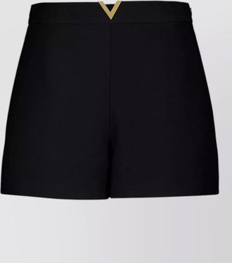 Valentino vlogo signature wool silk tailored shorts