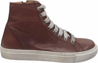 Bueno Womens High-Top Sneakers In Merlot