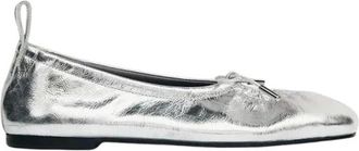 Alohas Rosalind Ballet Flat - Dames - Ballerinas - Grijs - 39 EU - Leer - Schoenen