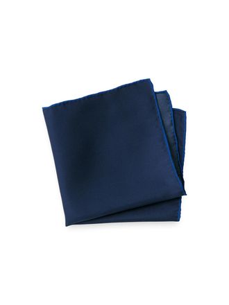 Paul Fredrick Solid Silk Pocket Square